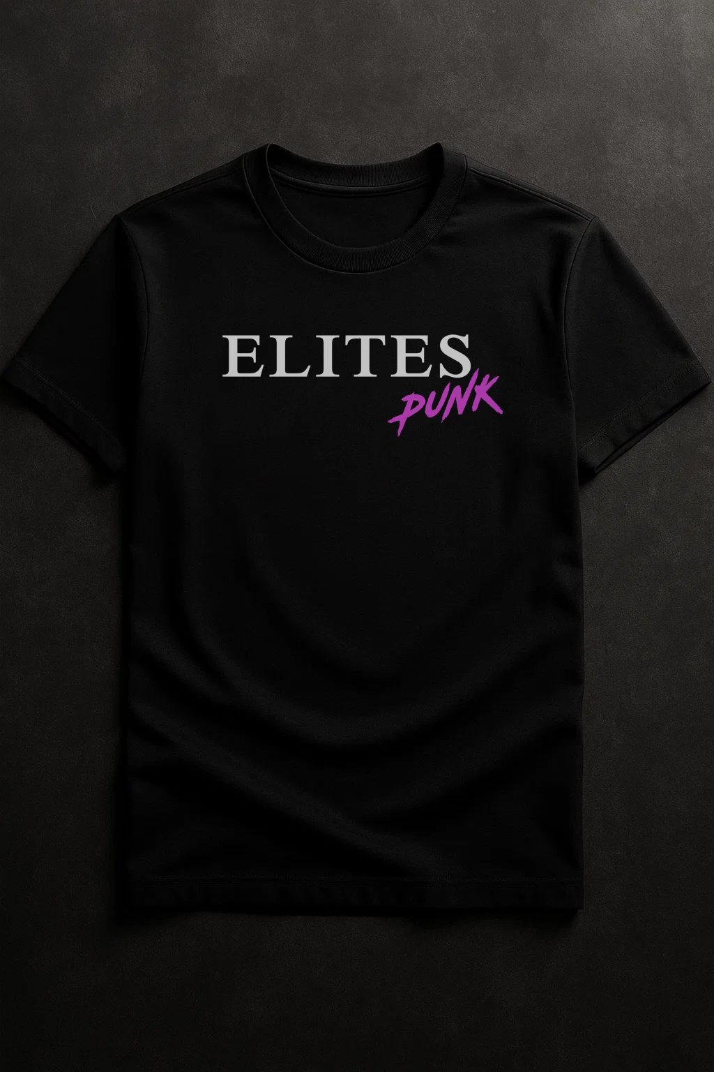 ELITES Punk T-Shirt White | Neon Pink