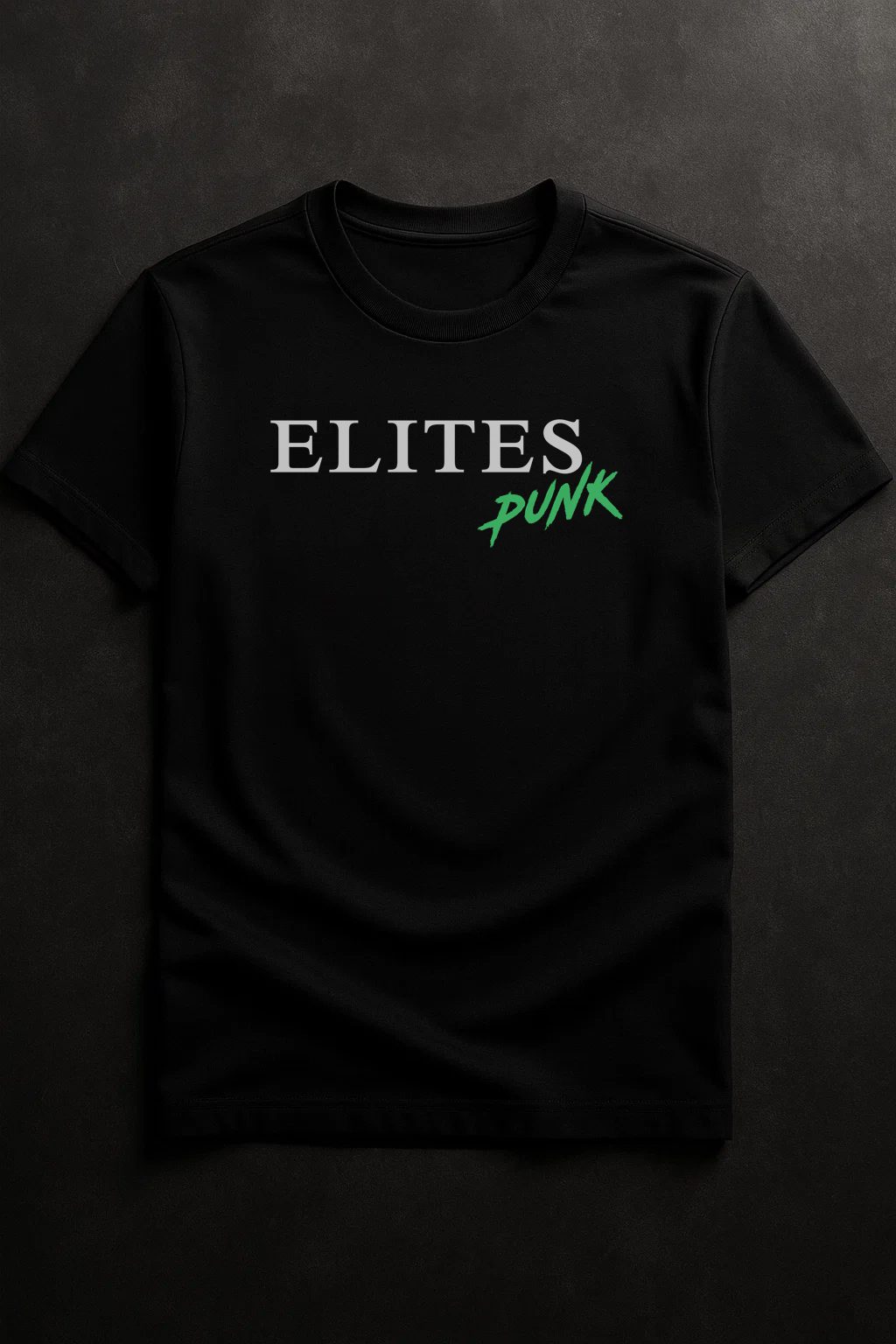 ELITES Punk T-Shirt White | Neon Green