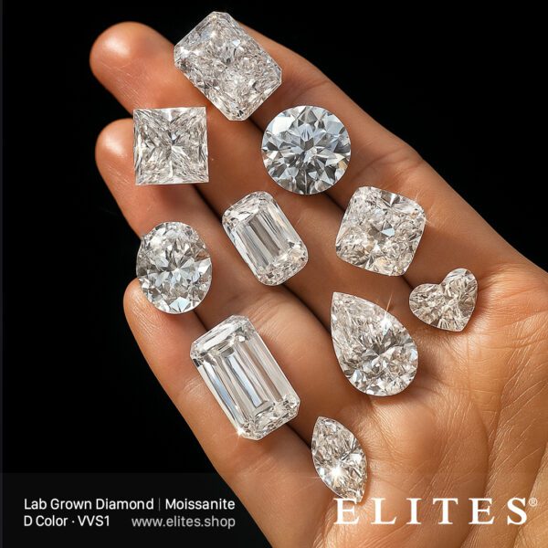 ELITES Moissanite Diamond Stones Sparkles – Lab Grown