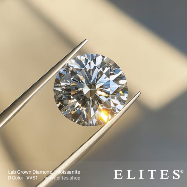 0.1ct ELITES Moissanite Loose Stone 3mm – Premium Gem