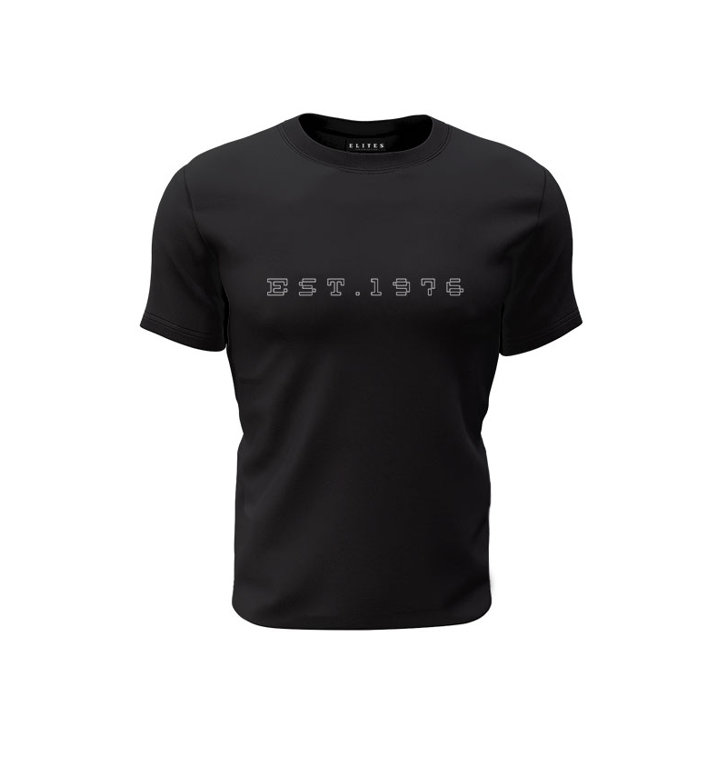 TECHNO T-SHIRT – BLACK – E L I T E S